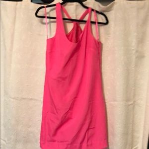 Hot pink J crew dress